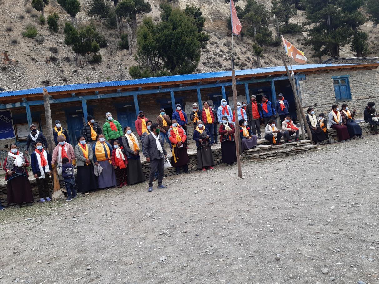 १४ दिनकाे क्वारेन्टाईन पछि स्थानियहरुलाई सम्मान पूर्व विदाई कार्यक्रम